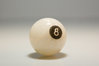 Billardkugel Eightball weiß perlmutt / splash 57mm (2 1/4")